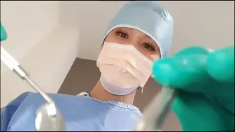 Скачать видео: 【第一人称POV】真实感受女牙医模拟口腔检查