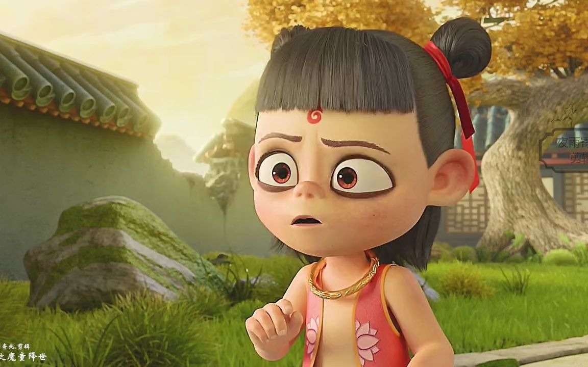 哪吒娘:你看哪吒踢的多开心啊