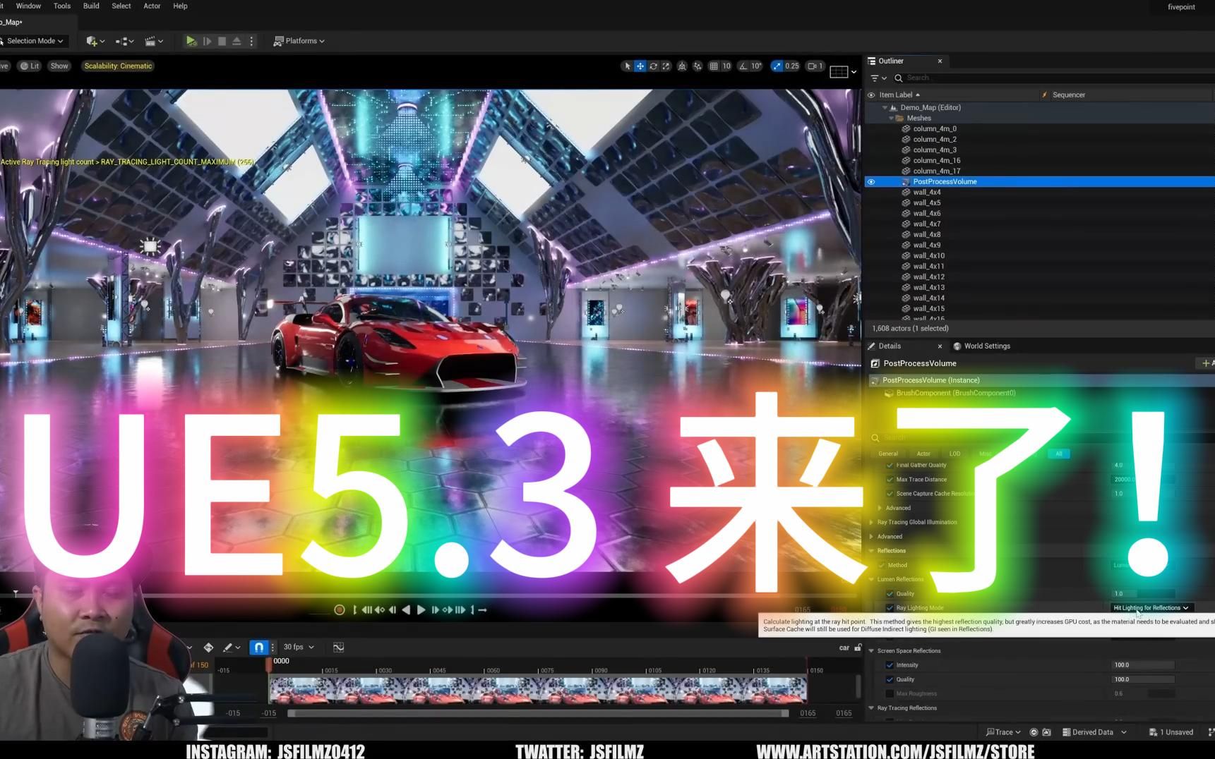 UE5.3 更新介绍 5.2妥妥过渡版 Lumen 反射终于可以调次数了哔哩哔哩bilibili
