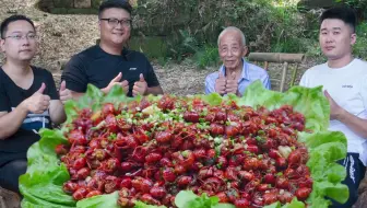 20斤龙虾取5斤虾尾，做“香辣龙虾”，香辣Q弹，吃嗨了