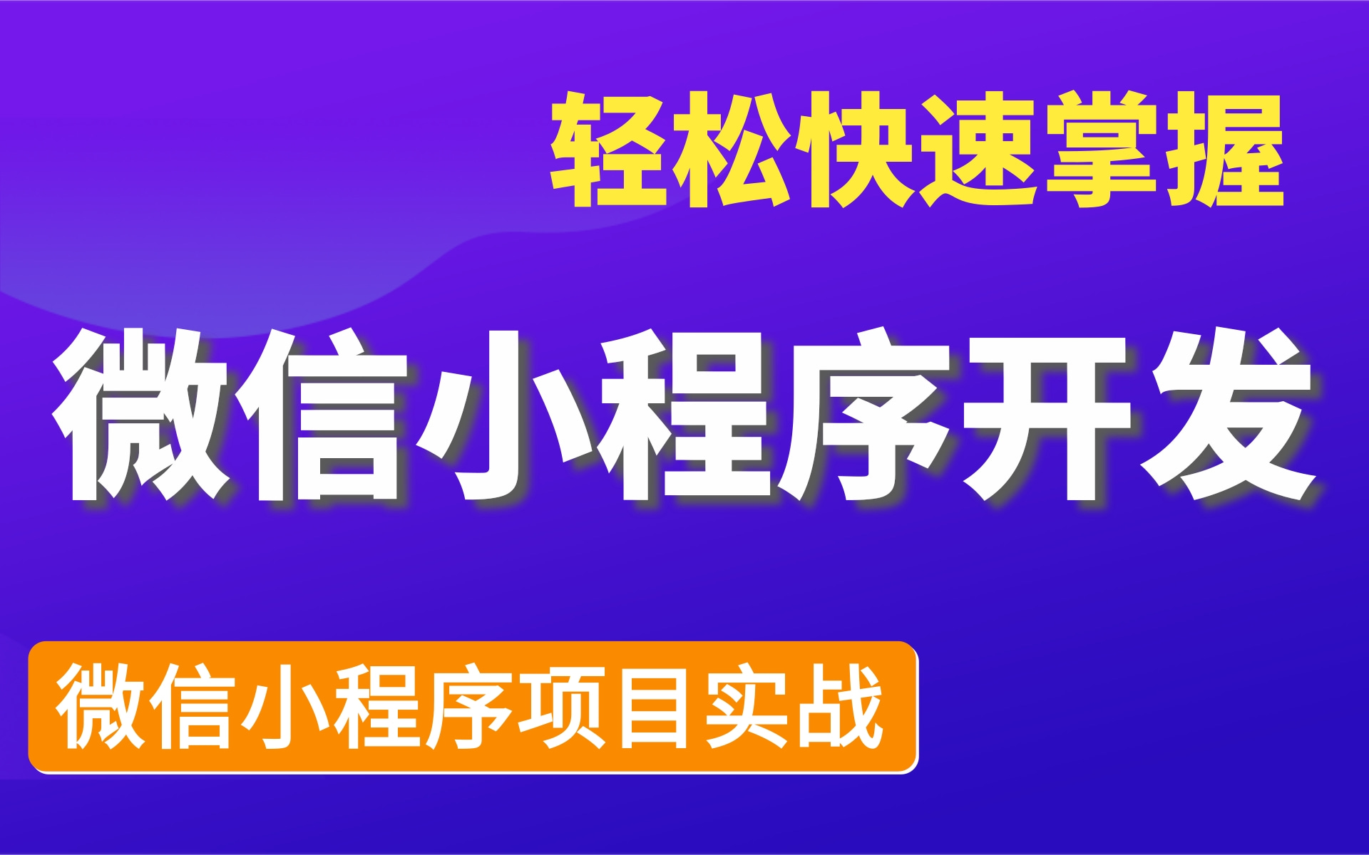 微信小程序0基础到项目实战,手把手教你从0到1轻松搞定小程序小程序项目实战登录注册功能开发【前端必备小程序开发】微信小程序开发者工具开发哔...