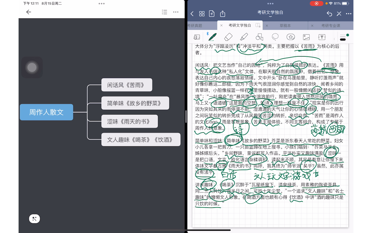 文学考研必备周作人散文鉴赏哔哩哔哩bilibili