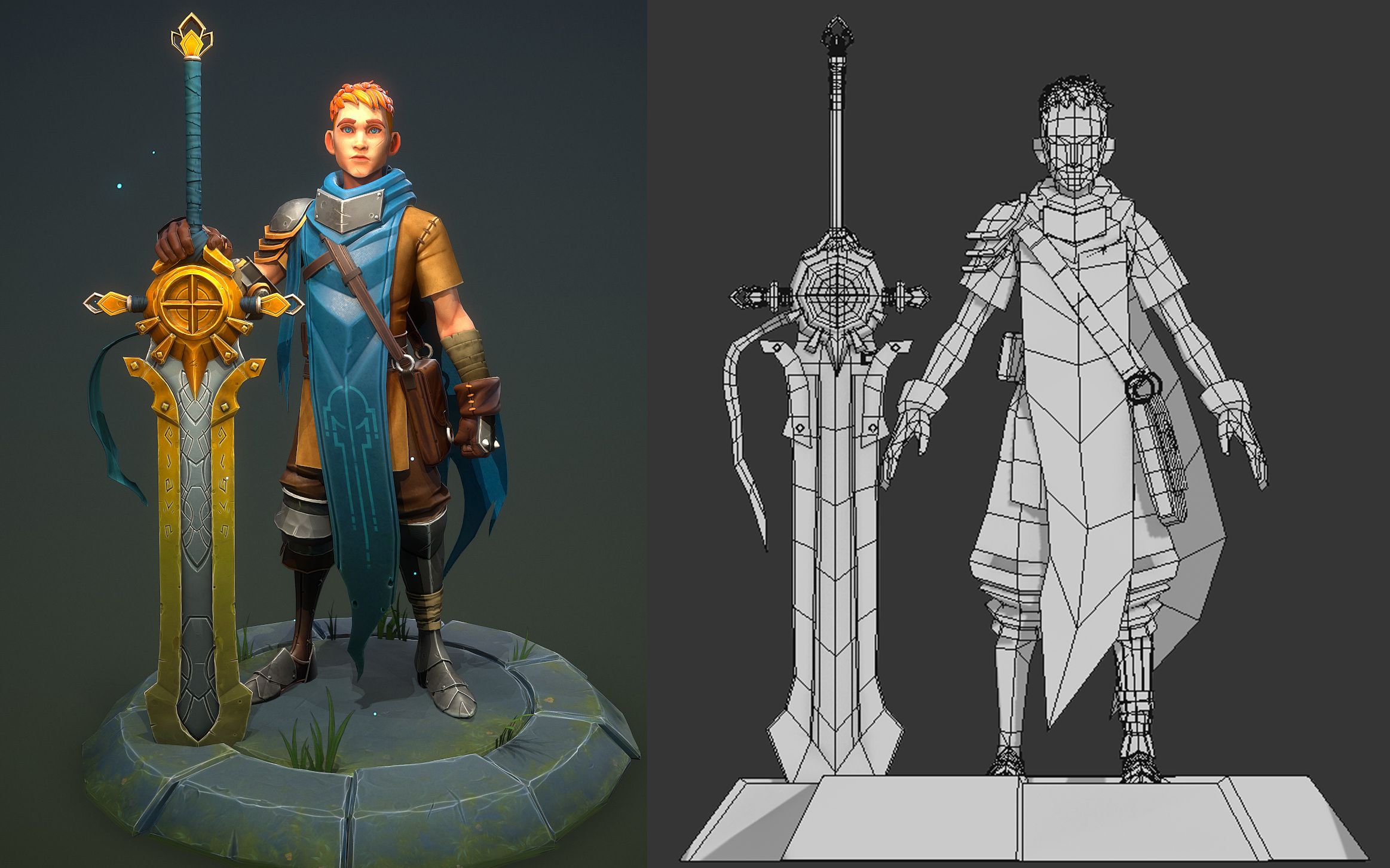 3dmax基础游戏人物角色武器场景完整案例3d建模3dmax人物模型制作教程