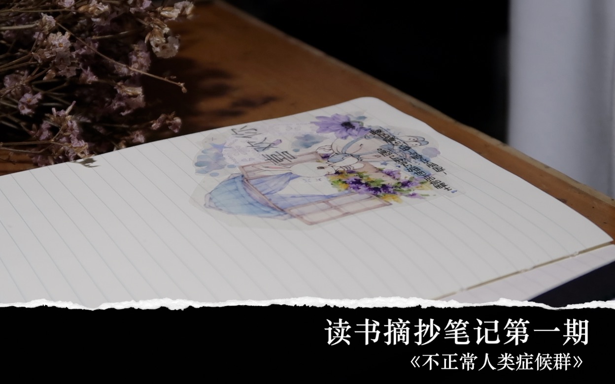 【年年的手帐】读书摘抄笔记第一期 Moleskine小王子哔哩哔哩bilibili