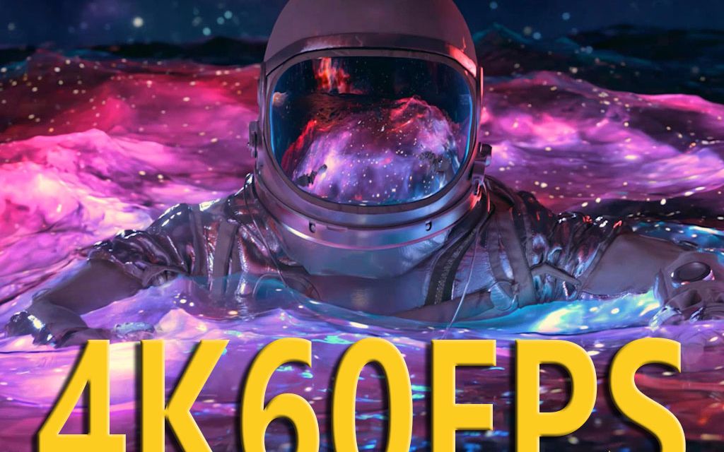 【wallpaper engine】[4k60帧超清效果展示] 宇航员太空 21:9 4k带鱼