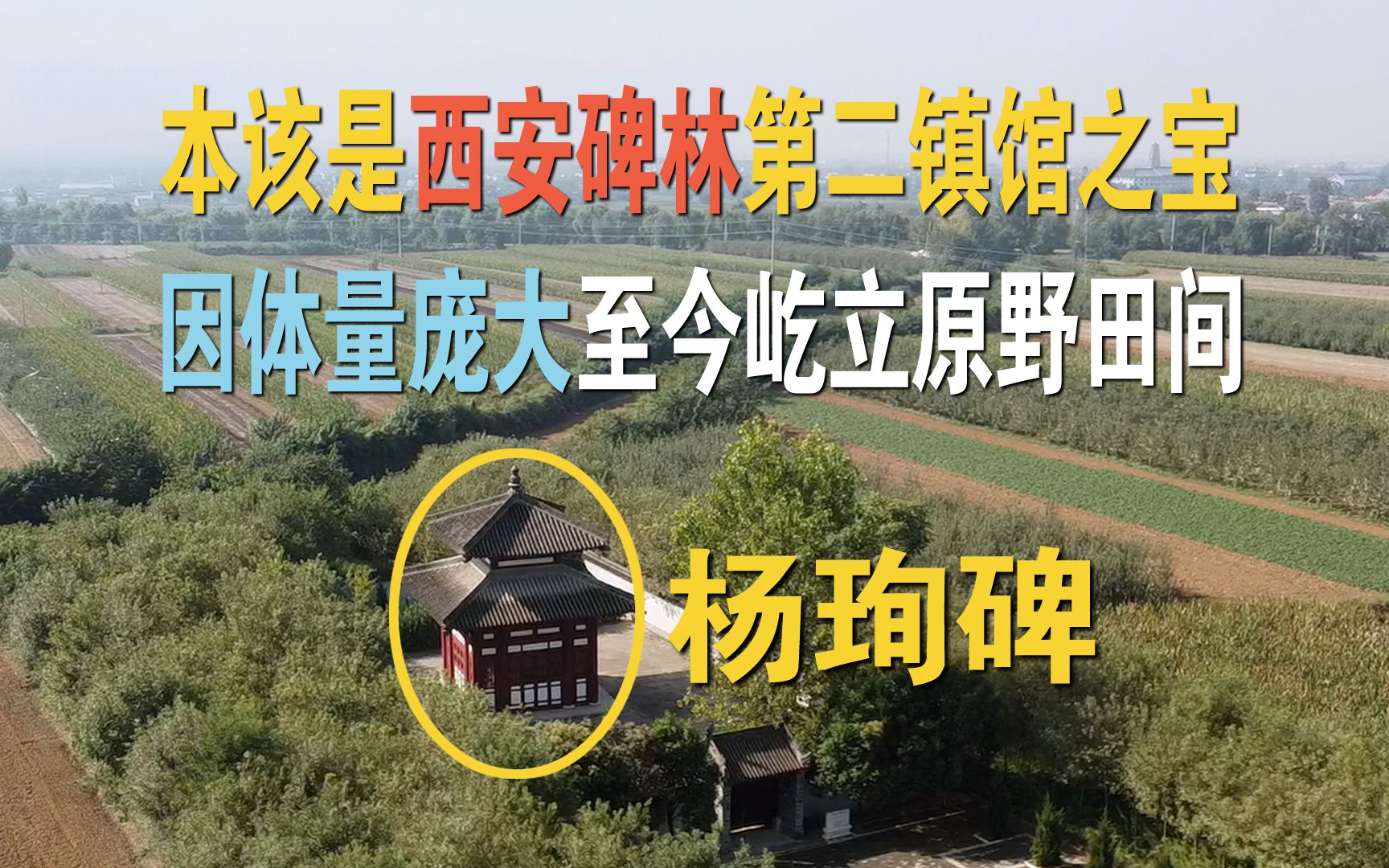 这本该是西安碑林的第二镇馆之宝,因体量过于庞大,至今屹立原野田间,探访国宝级文物石台孝经碑,以及杨贵妃叔父的杨珣碑,鉴赏唐玄宗和唐肃宗两位...