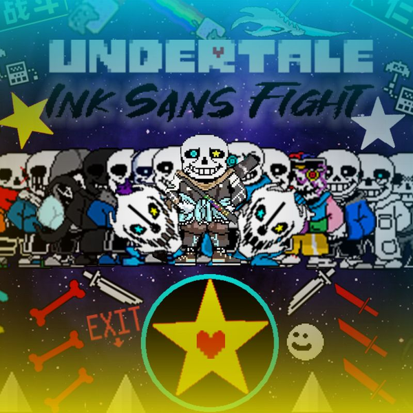 无药】INK! Sans Fight v0.37 手机版二阶段无药_哔哩哔哩_bilibili