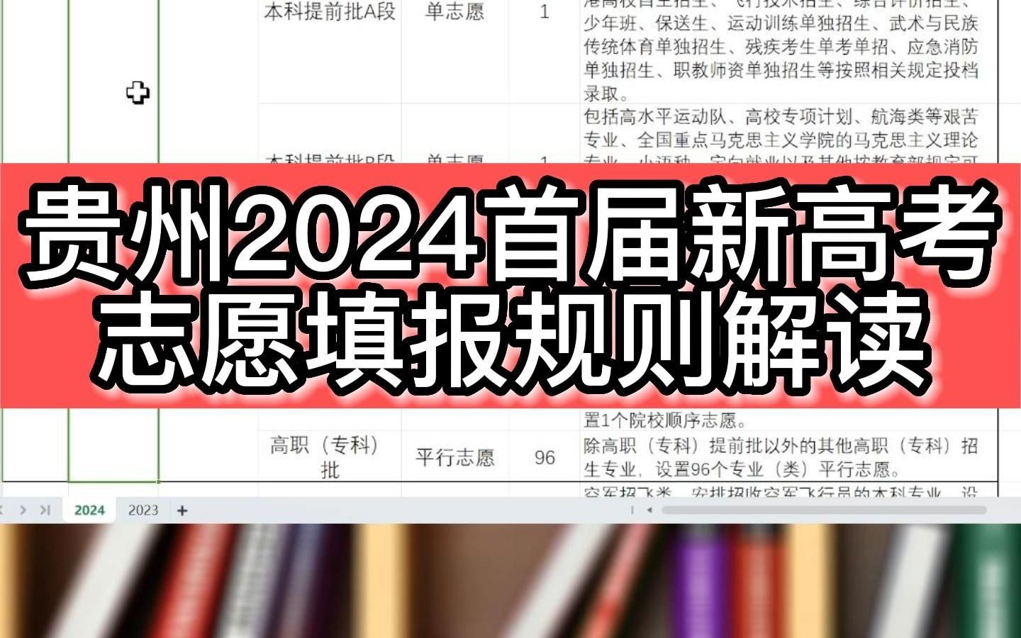 贵州2024新高考志愿填报:96个专业志愿,无专业调剂哔哩哔哩bilibili