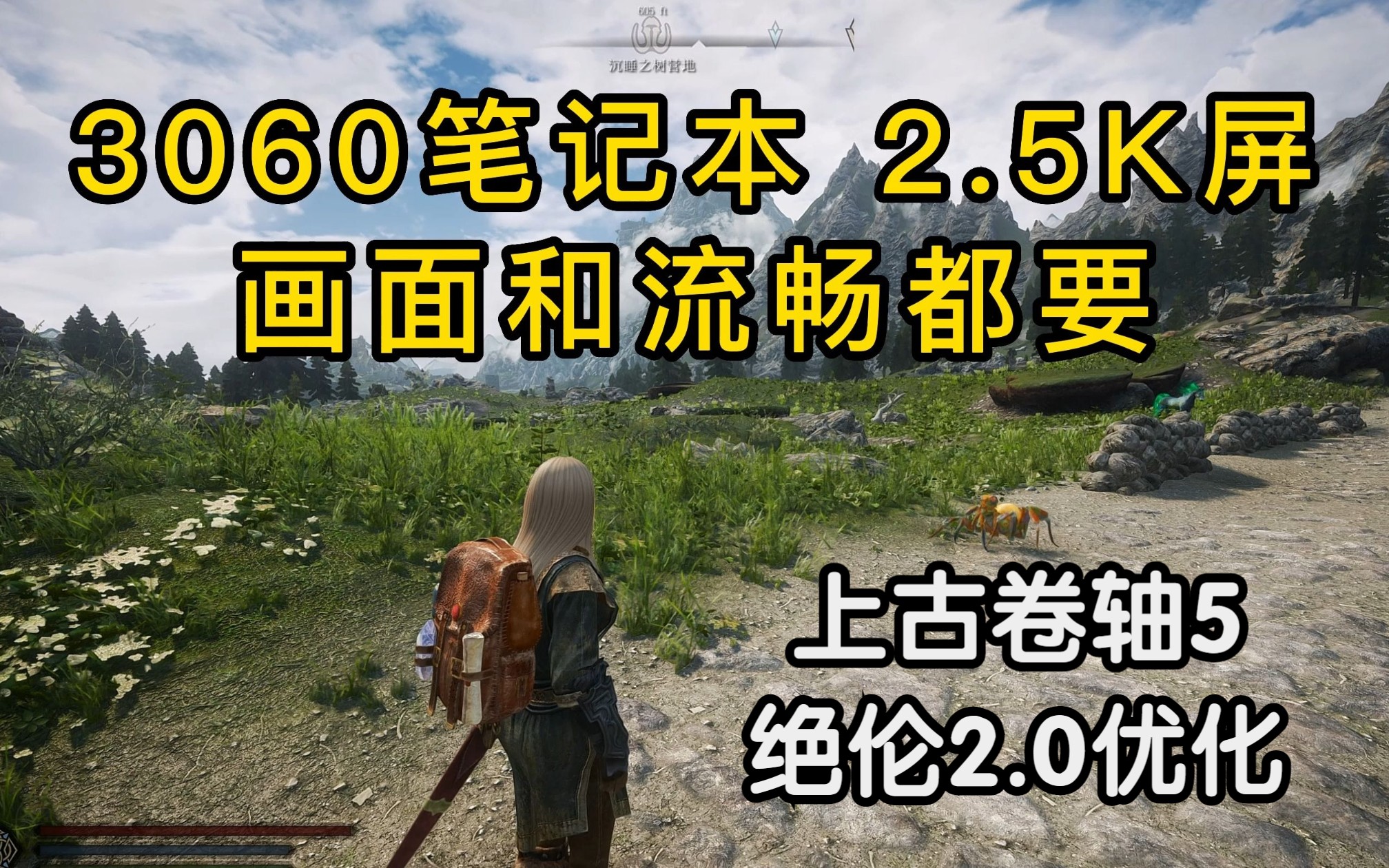 [图]【上古卷轴5天际特别版】3060笔记本 2.5K屏 画面和流畅双赢优化 绝伦2.0老滚5整合包