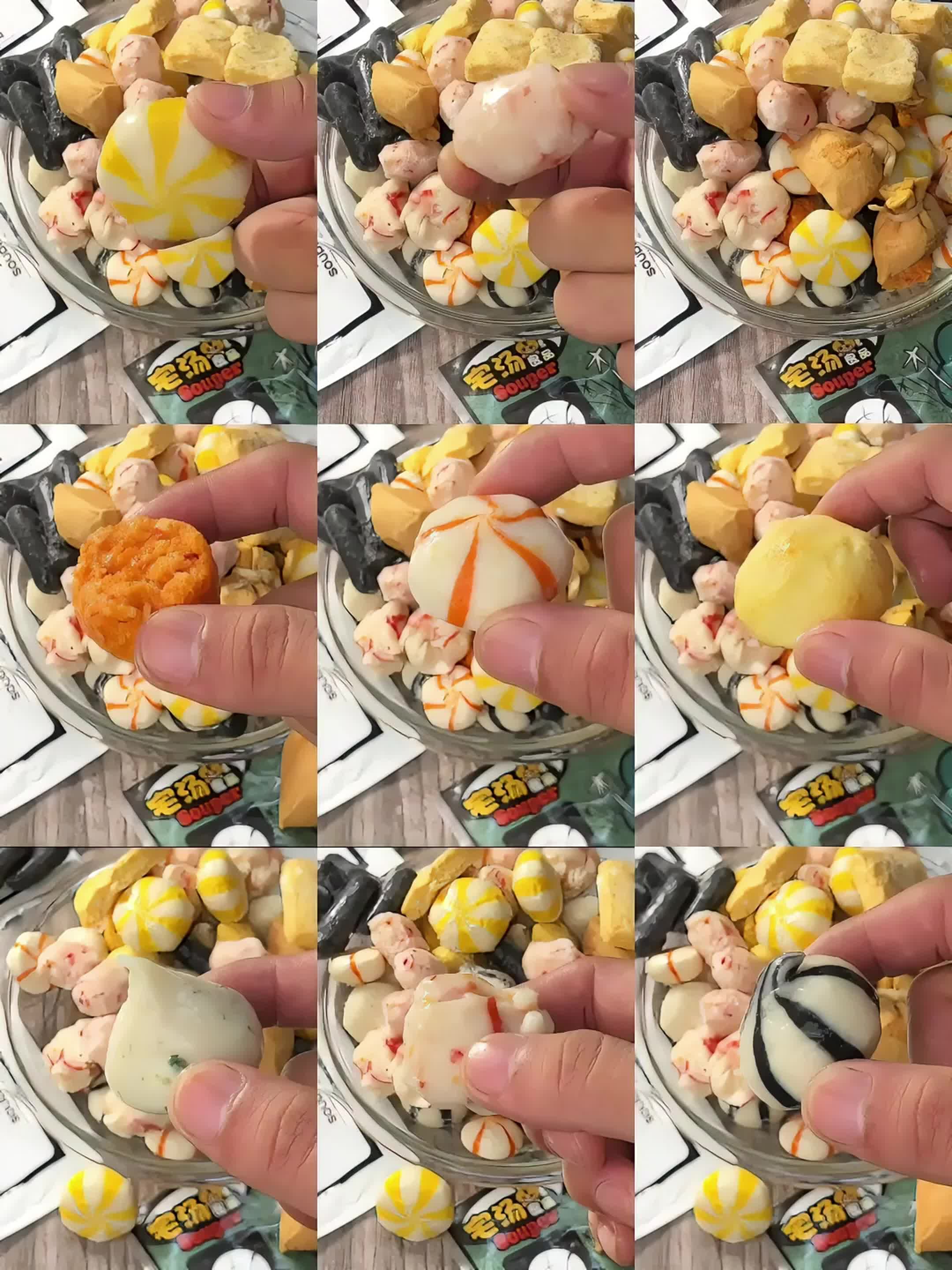 关东煮麻辣烫火锅冷冻食材多款口味鱼丸组合