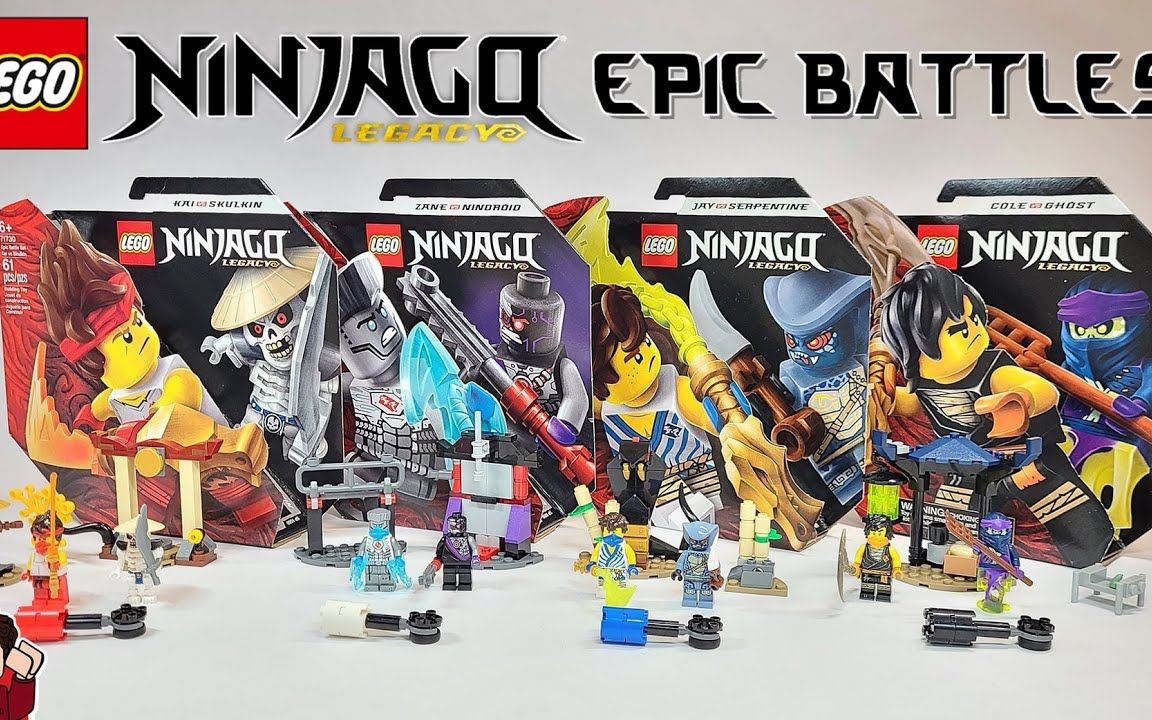 乐高lego幻影忍者战斗组合71730717317173271733凯vs斯库金2021新品