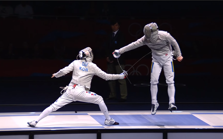 【2012年伦敦夏季奥运会】男子佩剑团体决赛 韩国队获胜夺冠
