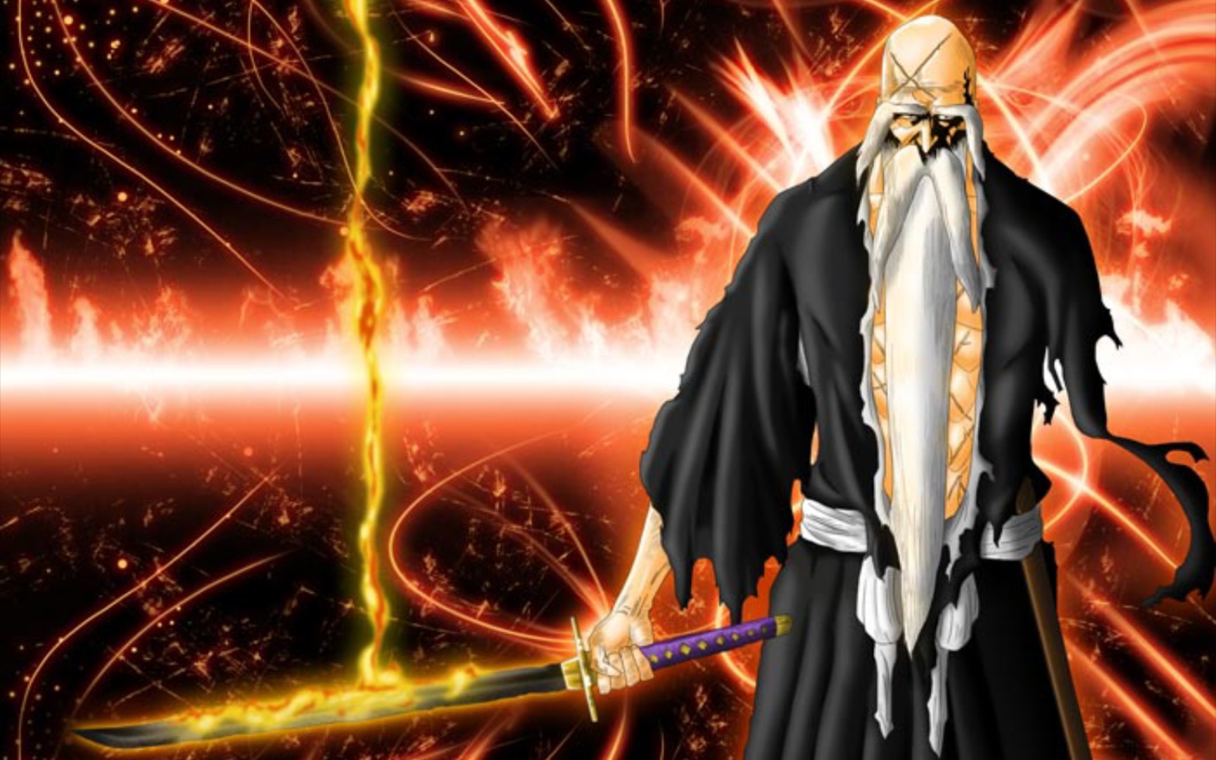 高画质死神山本元柳斋重国技能合集