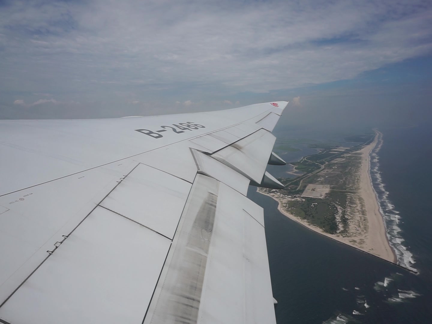 [图]波音747-8 CA981 北京首都PEK-纽约肯尼迪JFK降落