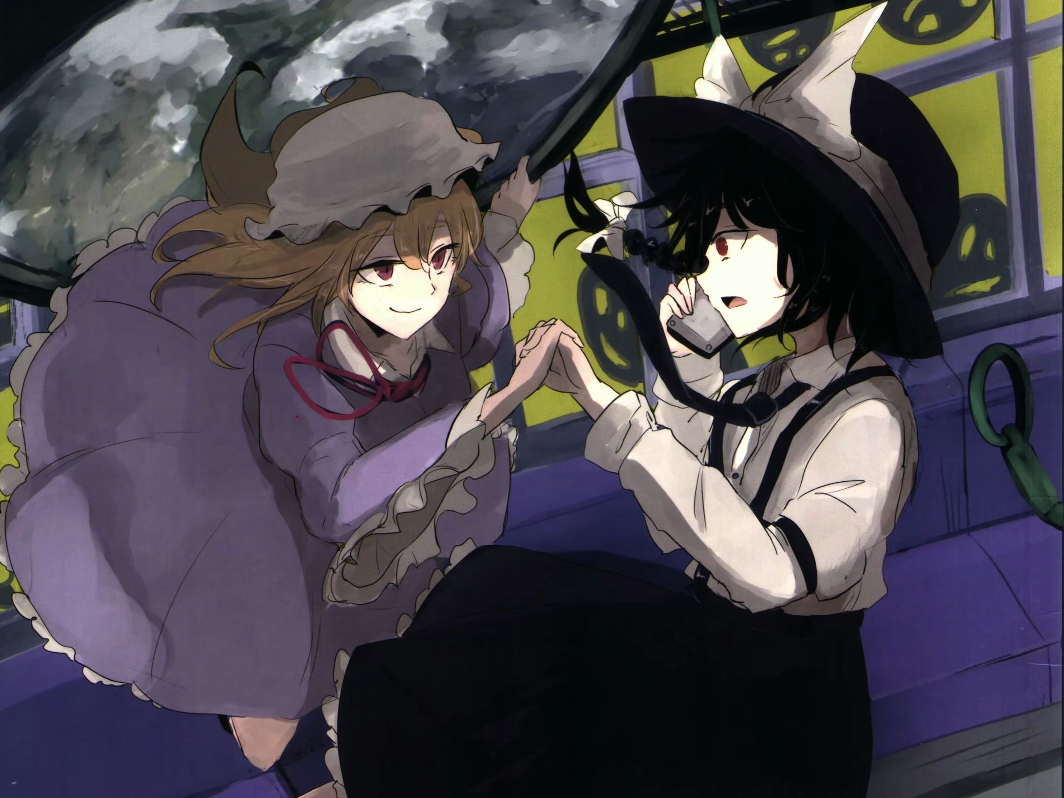 【东方同人漫画】evening call