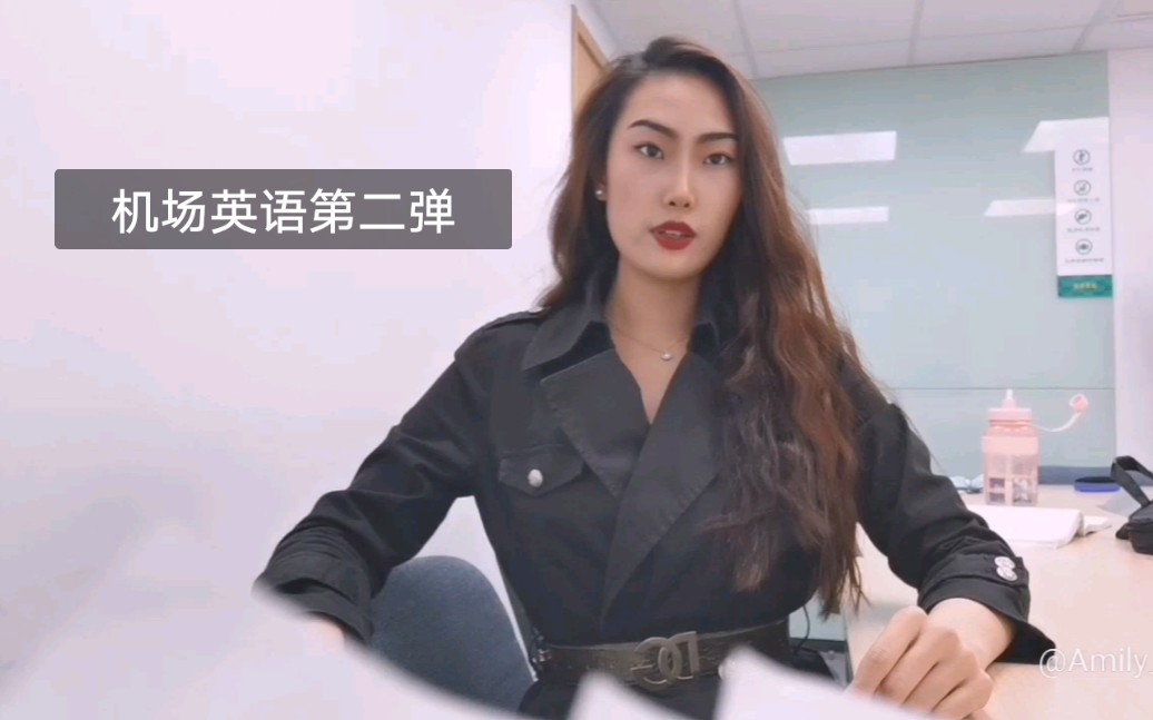 机场英语小常识第二波(应一个小可爱的要求) another requested video  行李直挂 直航/转机等 进来康康哔哩哔哩bilibili