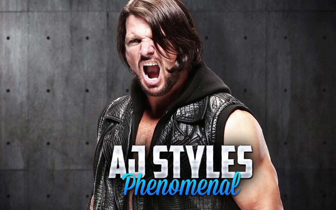 AJ Styles 出场音乐  Phenomenal (Official Theme)哔哩哔哩bilibili