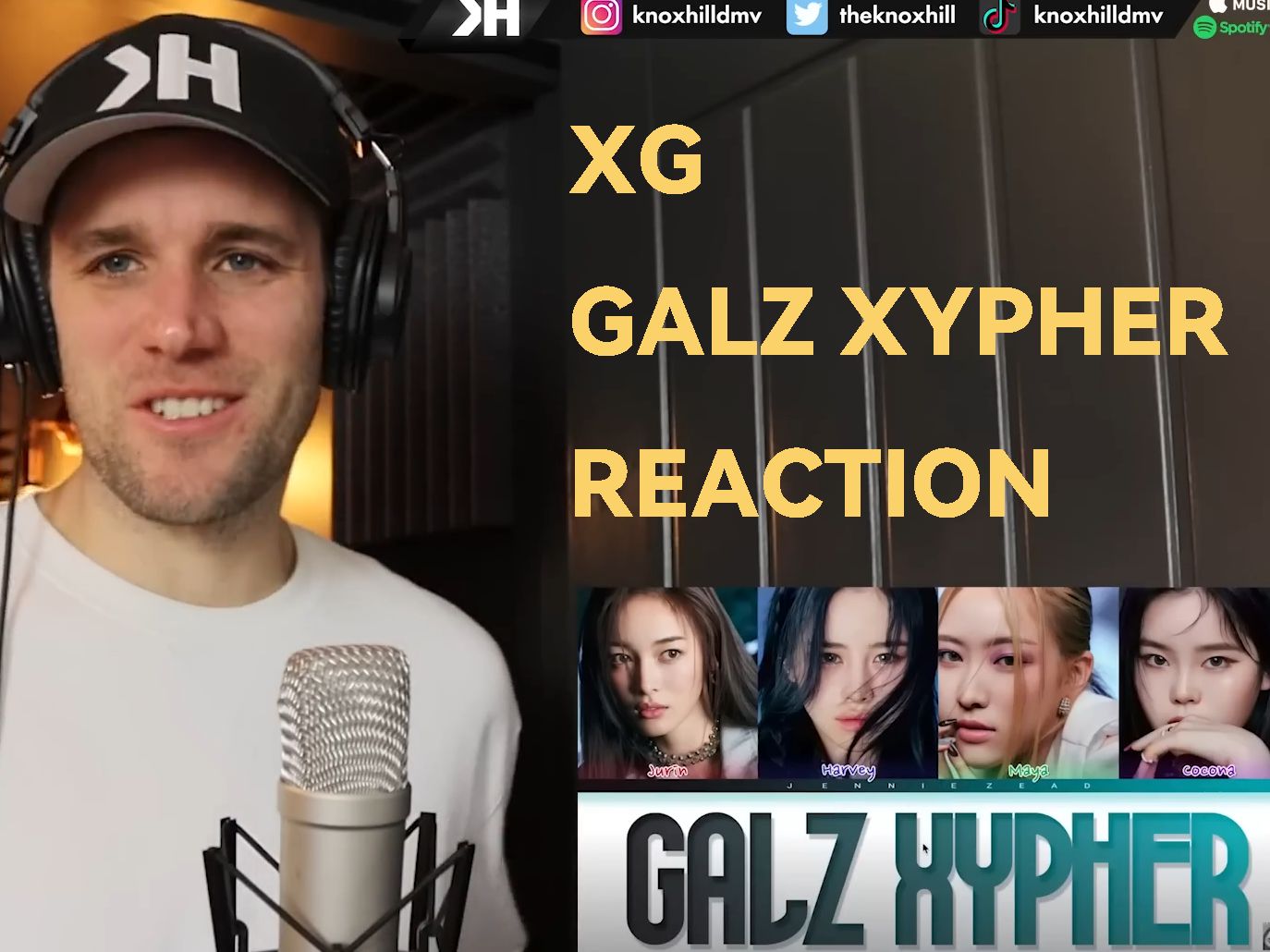 【中字翻译】XGGalz Xypher Reaction by knox"THEY CAN RAP RAP!!"哔哩哔哩bilibili