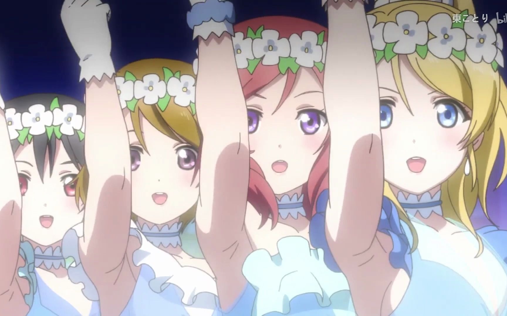 lovelive 2.5次元的μs 一个混剪的梦想之门pv(自己跳舞用)