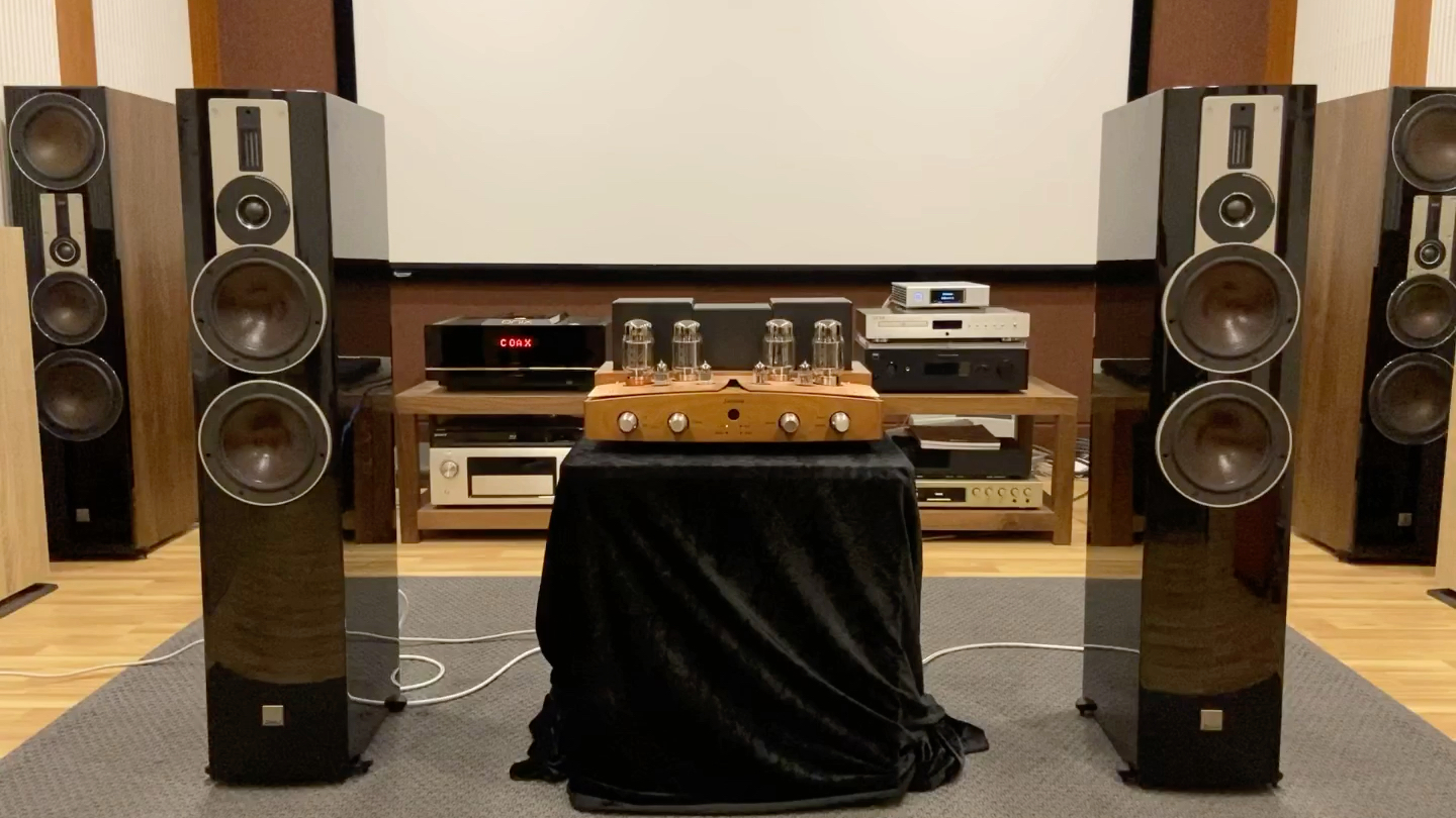 意大利unison优力声"交响曲周年纪念版"胆机 丹麦dali达尼乐爵6号落地