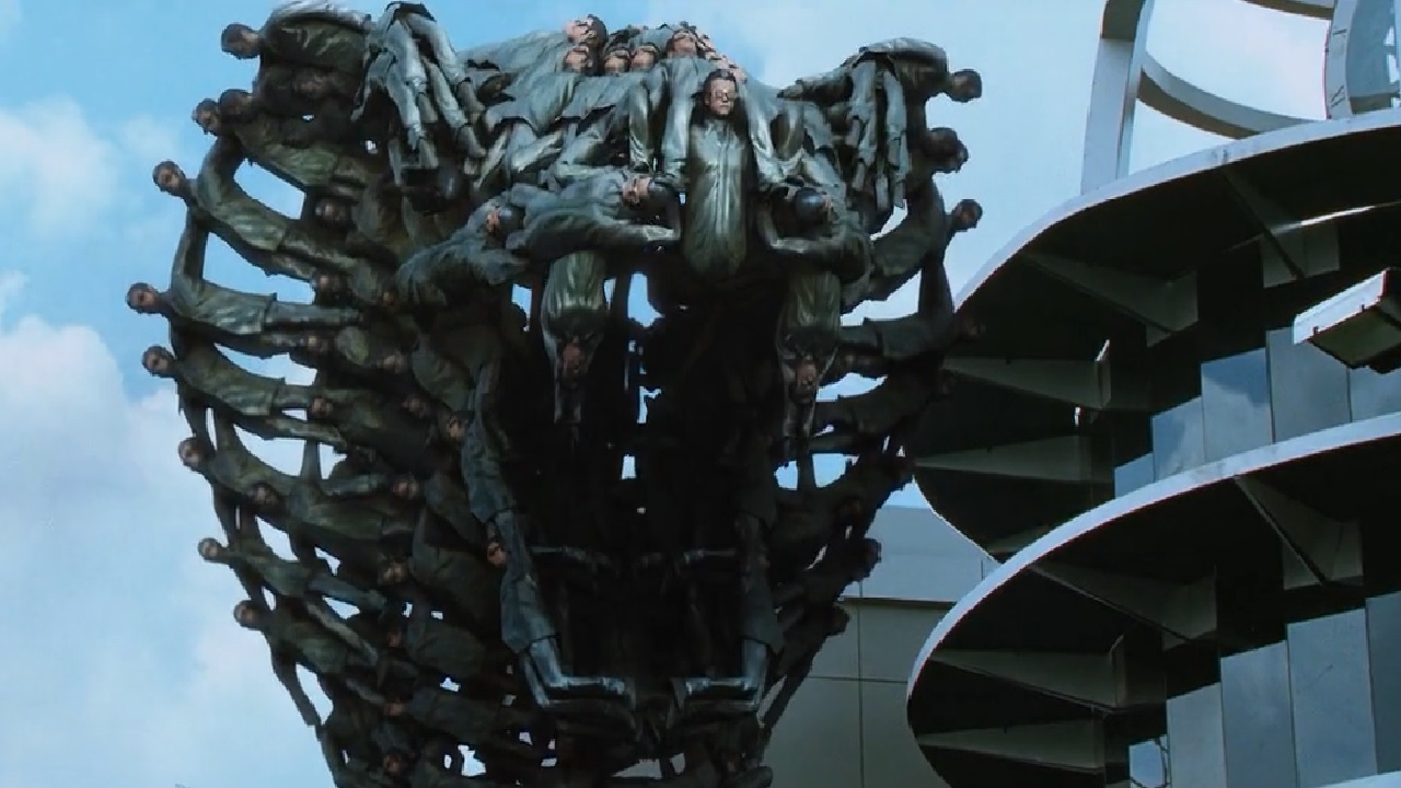 上千个机器人,组合成一条巨大机械蟒蛇,人类军队彻底没辙了