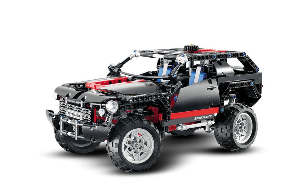 乐高lego8081科技机械组悍马巡洋舰越野车2011速拼评测