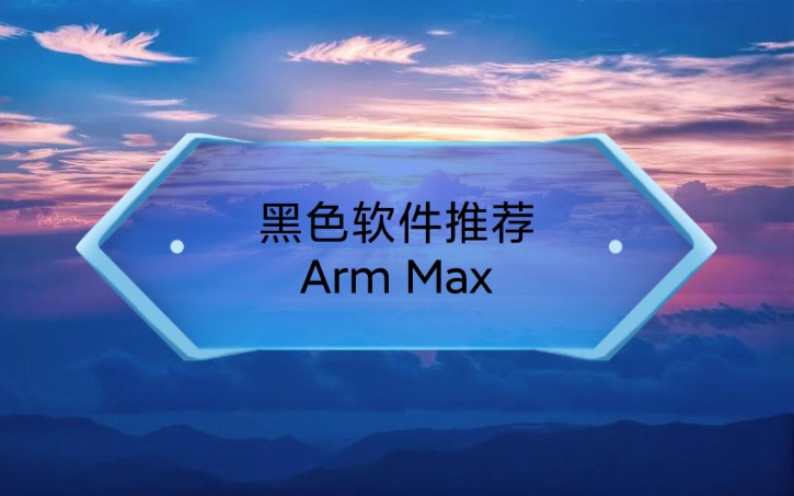 【黑色软件】Arm Max哔哩哔哩bilibili