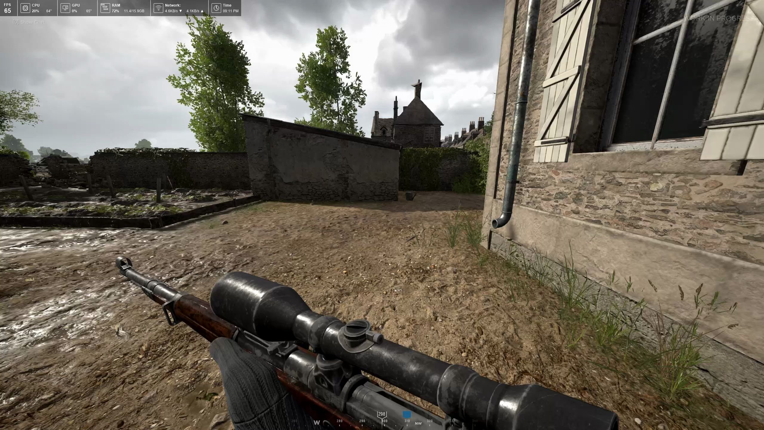 人间地狱hellletloose更新修复补丁之后游戏基本不会崩溃狙击开镜单手