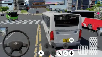 Download Video: 【3D Driving Game】现代公交车模型升级之前回送至某公交停车场进行翻新