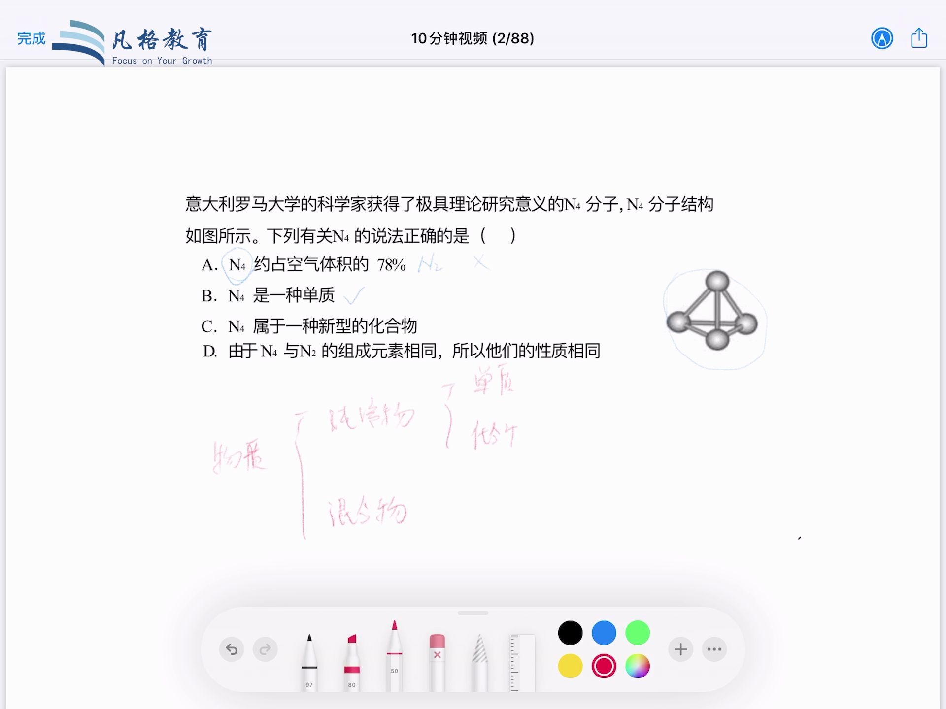 初中化学分子哔哩哔哩bilibili