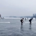 滑行在东北的冬天，沈阳浑河长青冰场滑冰，2022年1月12日