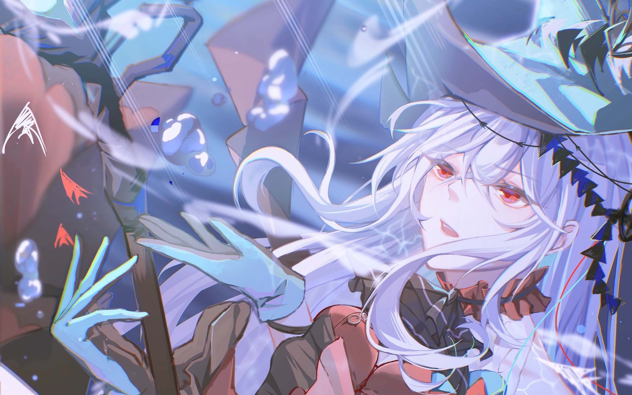 【procreate】【明日方舟】浊心斯卡蒂绘画过程
