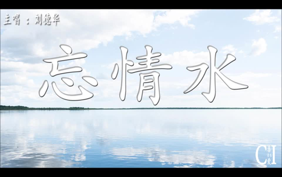 忘情水_刘德华『给我一杯忘情水,换我一生不伤悲,就算我会喝醉 ,就算