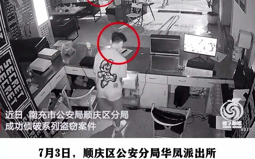 [图]案发后10小时，9人被抓！顺庆公安打掉一个盗窃团伙