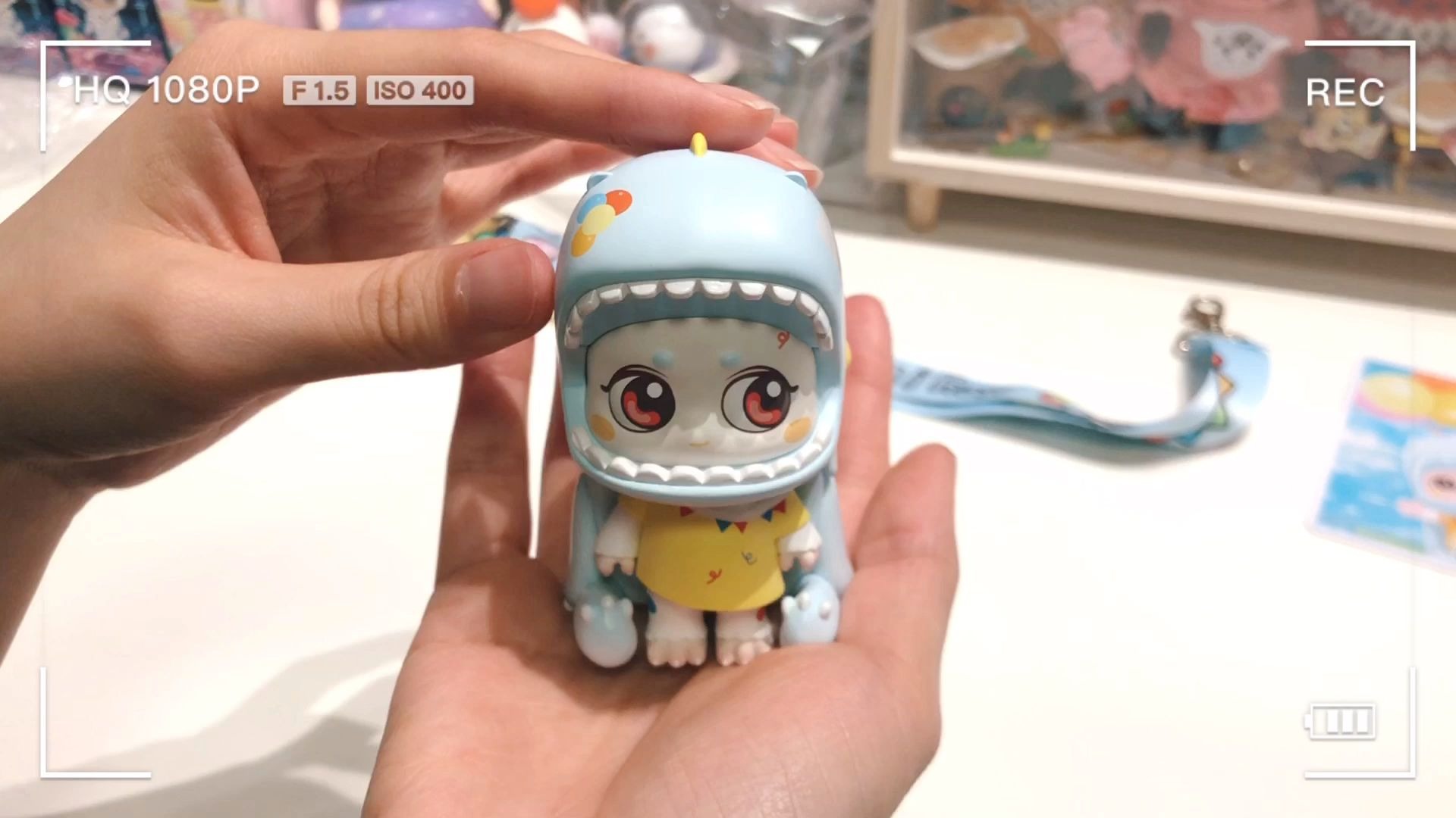 【啊翘的玩具】vol.038-嘿粉kibbi恐龙妹-告白气球吊卡