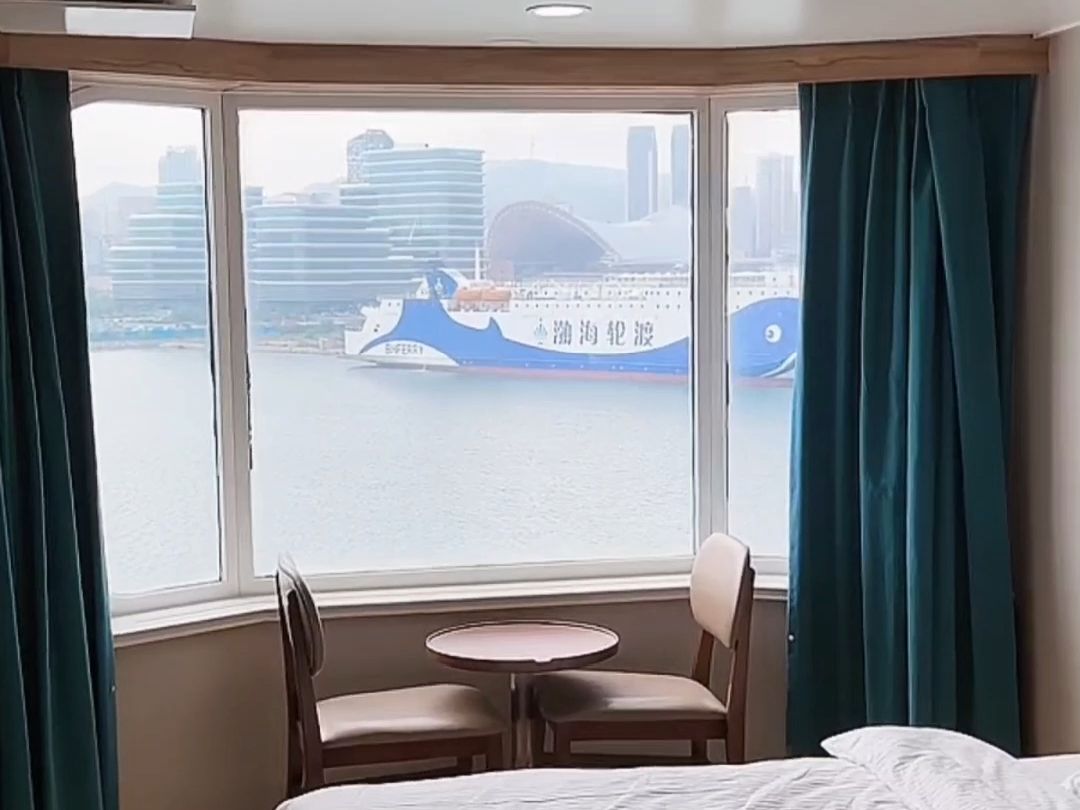 "中华复兴号"渤海轮渡客舱,驾驶室,甲板直播 20240806