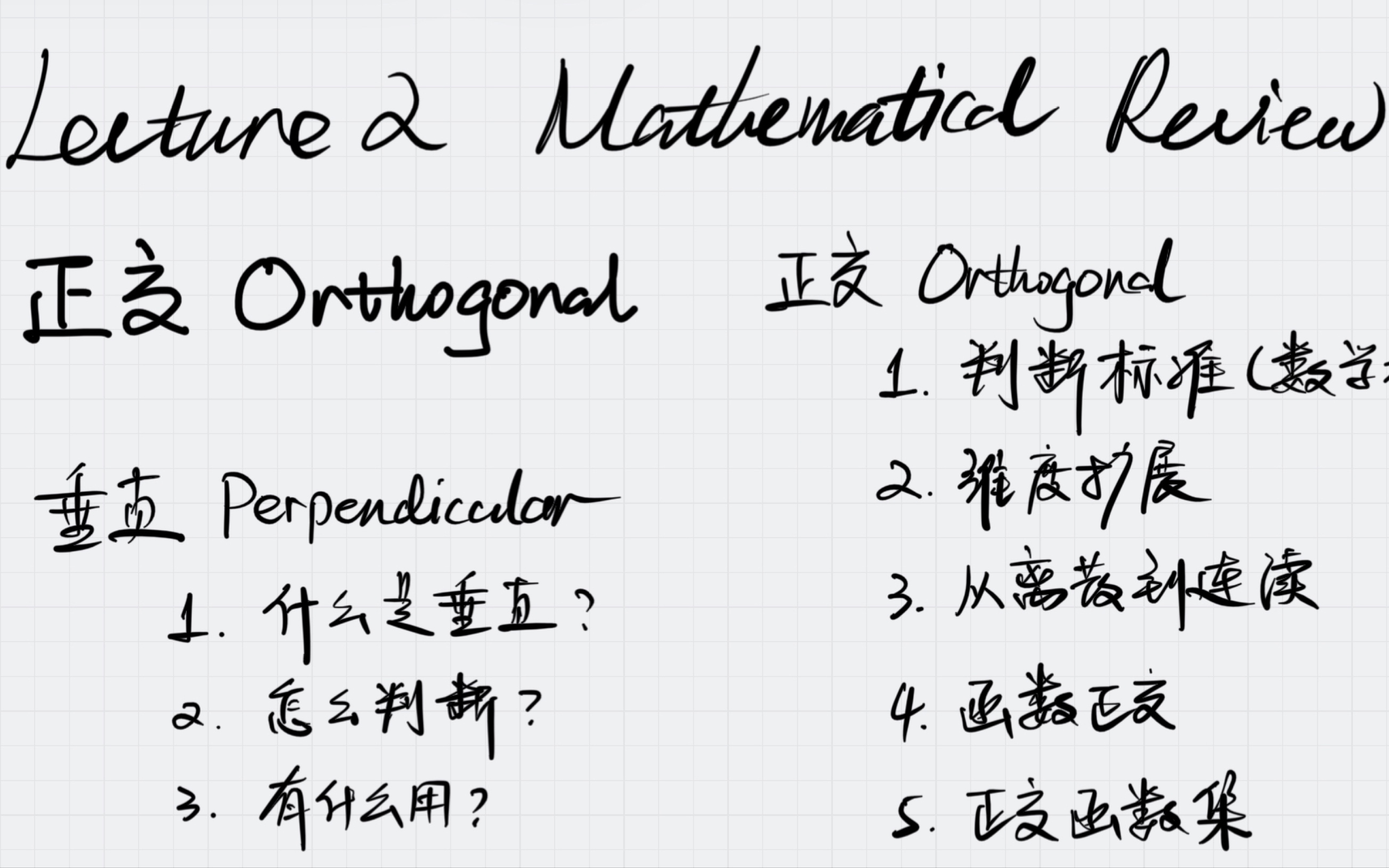 信号与系统 Lecture2 数学相关知识 — 正交性哔哩哔哩bilibili