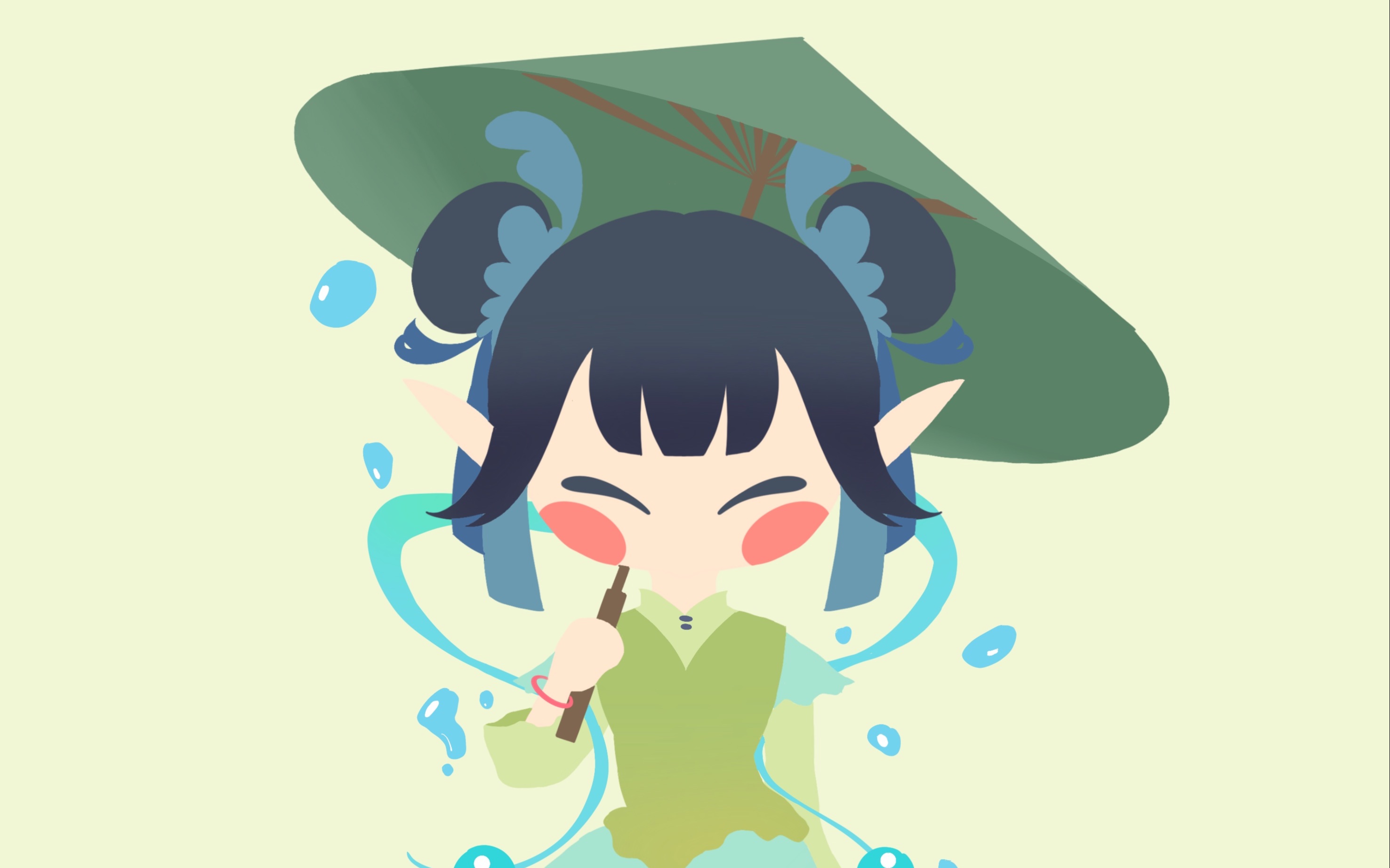 【procreate天气拟人】雨_哔哩哔哩 (゜-゜)つロ 干杯~-bilibili