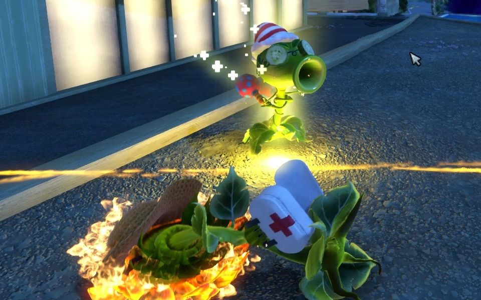 【花园战争】团队之光 火焰向日葵