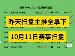 Download Video: 10.11足球赛事扫盘、赛事情报与分析