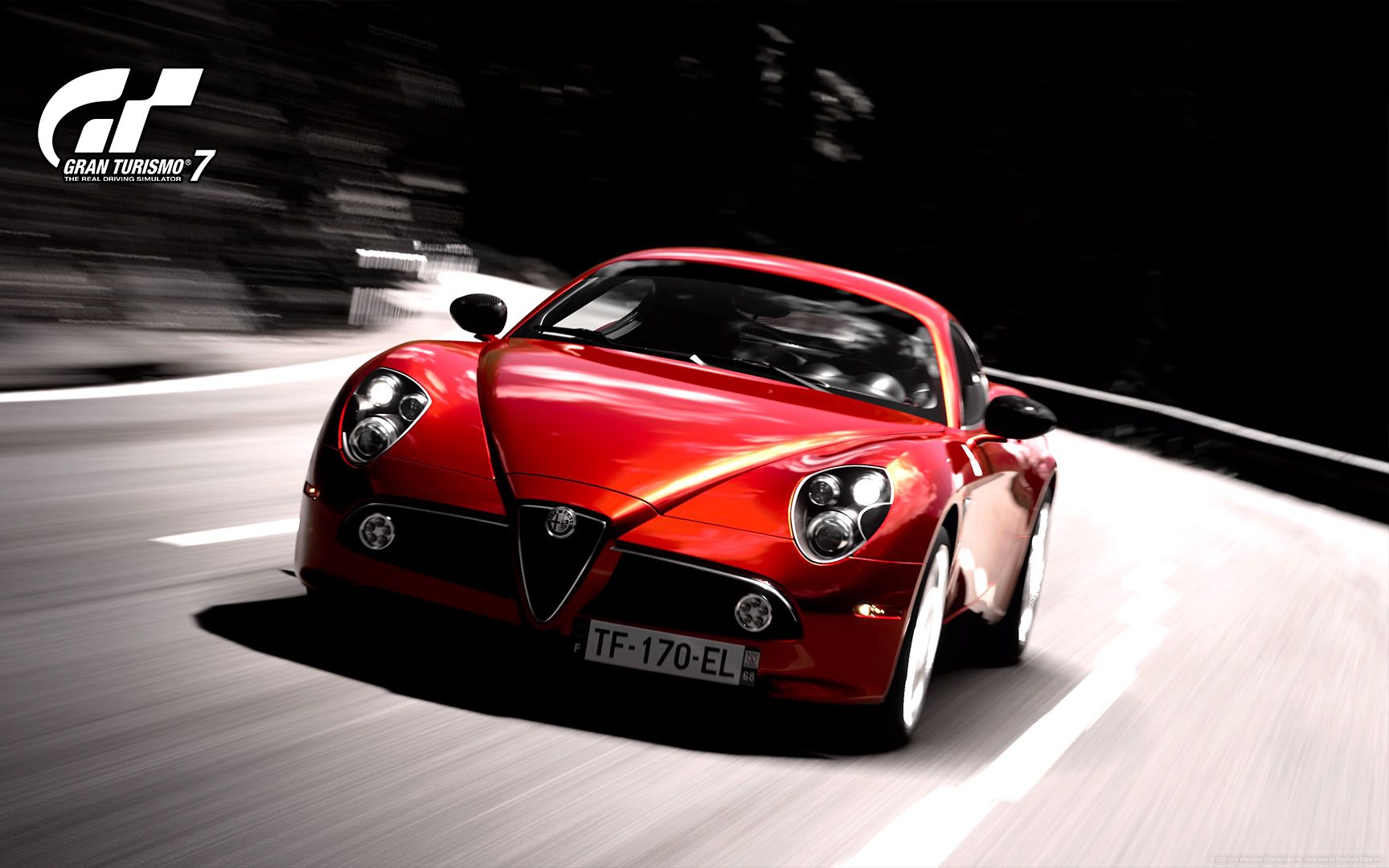 阿尔法·罗密欧 8c competizione 德国扭博格林北环赛道单圈小跑〖附