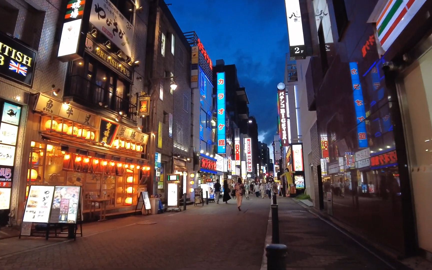 【东京漫步】新桥#热闹的街边小店五光十色_哔哩哔哩_bilibili