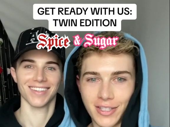 【sugar&spice】twin grwm 又从💪变成💅|有刘海黑发spice 浅白发
