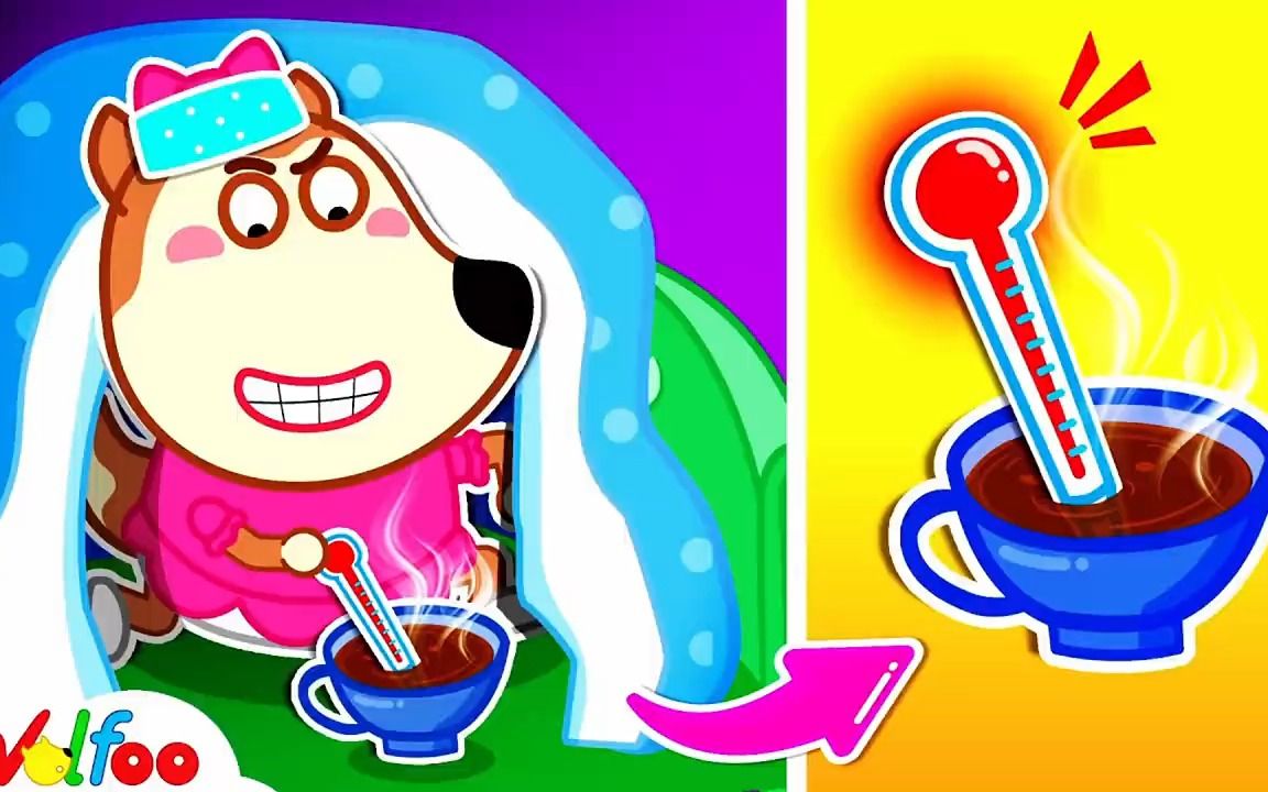 沃尔夫动画:露西为了不上学,竟假装生病,太过分了吧