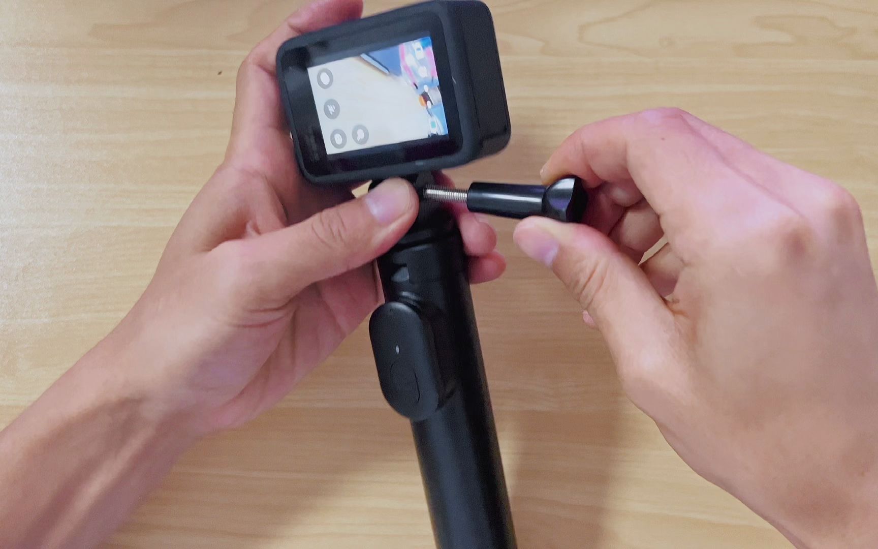 martvsen gopro运动相机蓝牙自拍杆使用方法