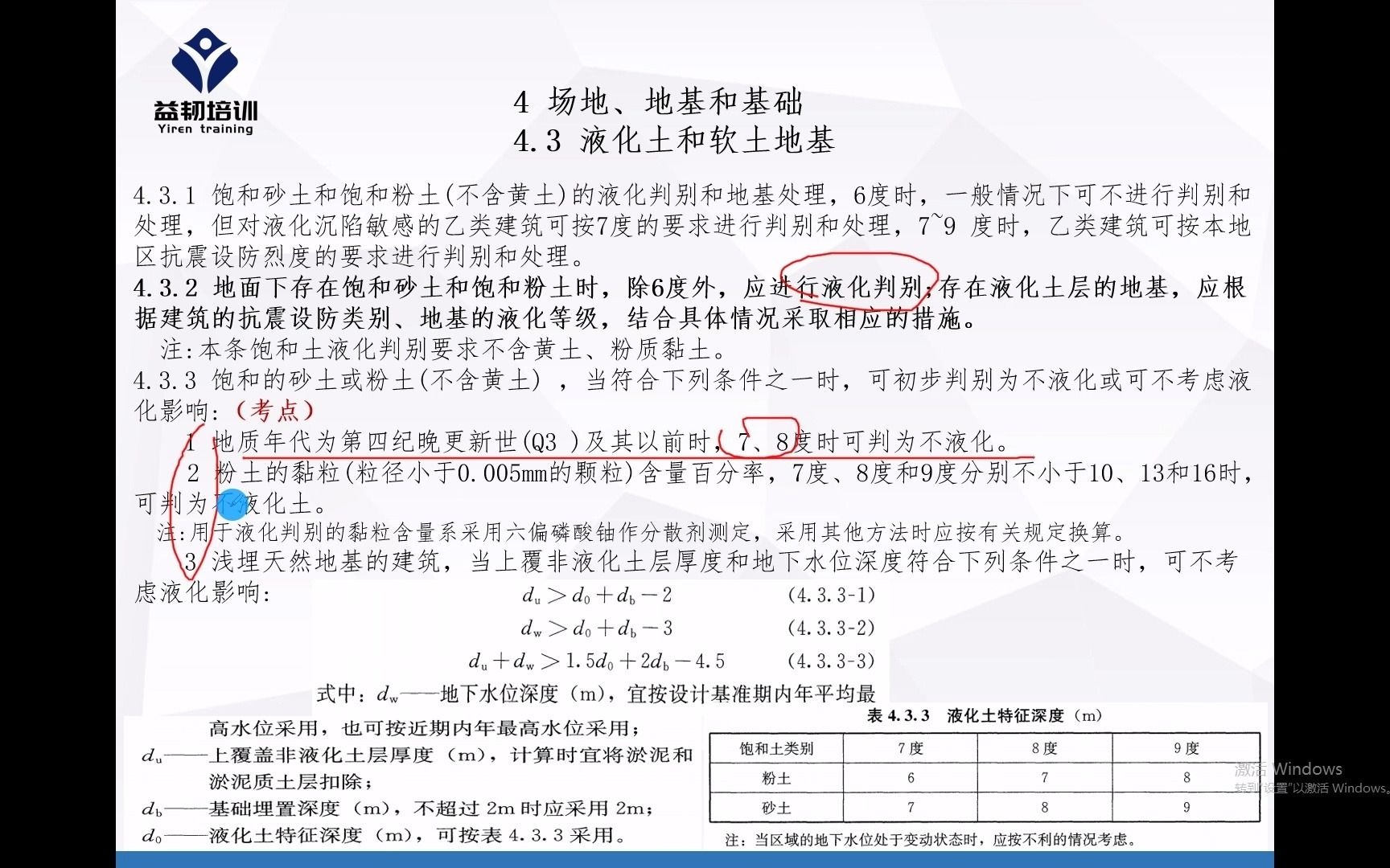 [图]抗震规范精讲 液化土和软土地基