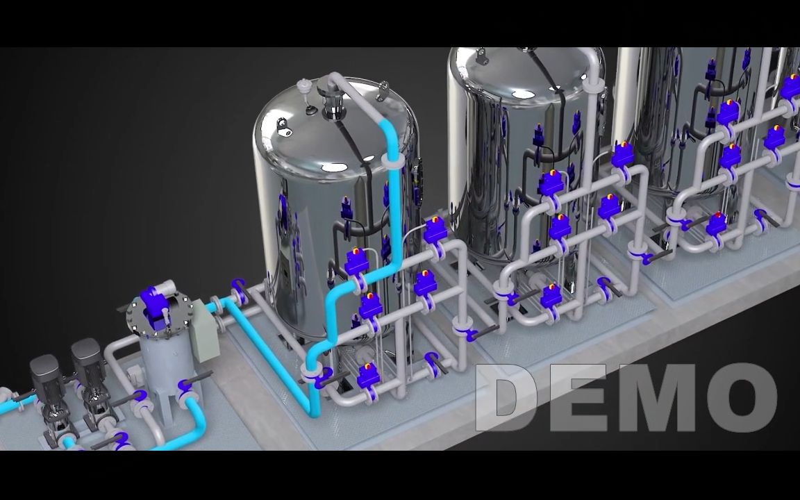 水处理设备/过滤水设备/净化水/产品动画/3d动画设计哔哩哔哩bilibili