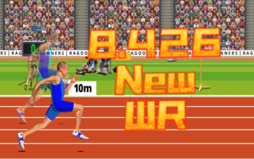 时隔3个月,百米世界纪录再度刷新!!丨Ragdoll Runners 100m(Easy)New WR 8.426 s哔哩哔哩bilibili游戏集锦