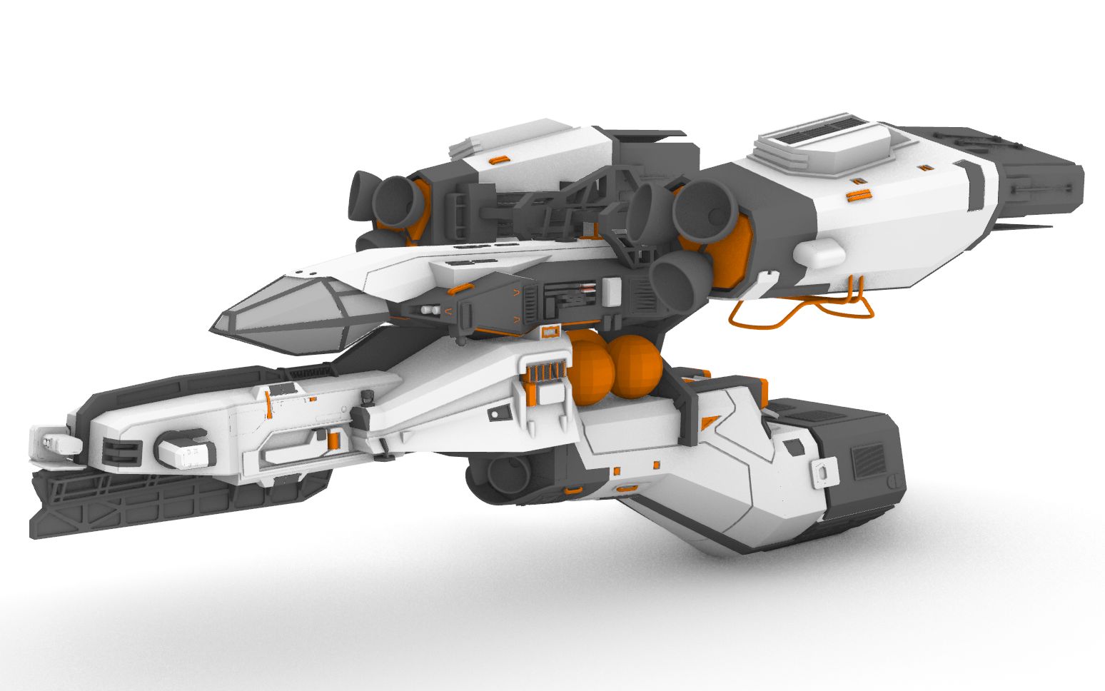 三体 《我的三体》里跟水滴对线的侦察机"海侦机" 建模 分色 渲染