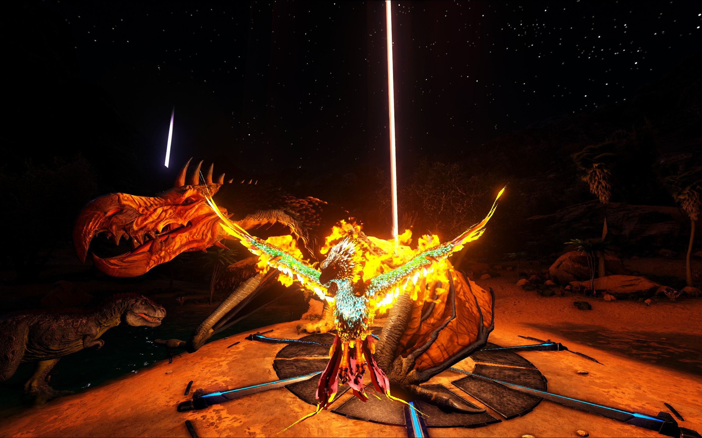 方舟传奇生物火凤凰和嘟嘟飞龙!【方舟焦土】第07期